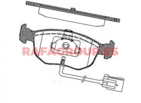 RG6506 - Pastillas de freno